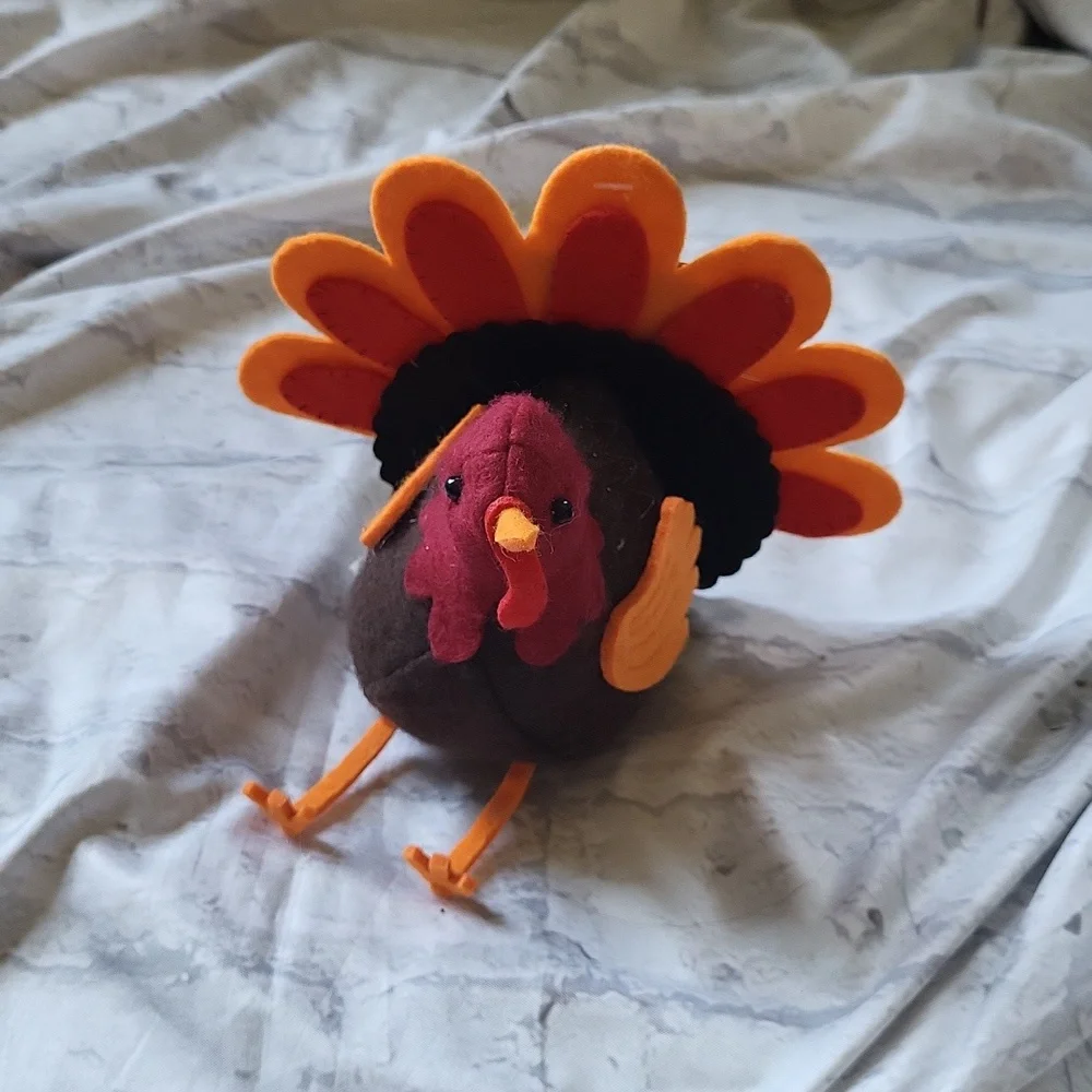 Target Spritz Thanksgiving Tom Turkey Bird felt plush Autumn fall decor